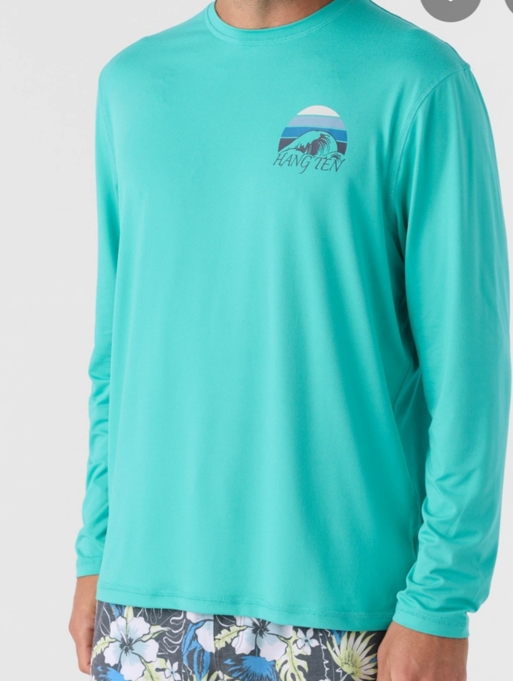 Hang Ten Men's  Long Sleeve Sun Tee
